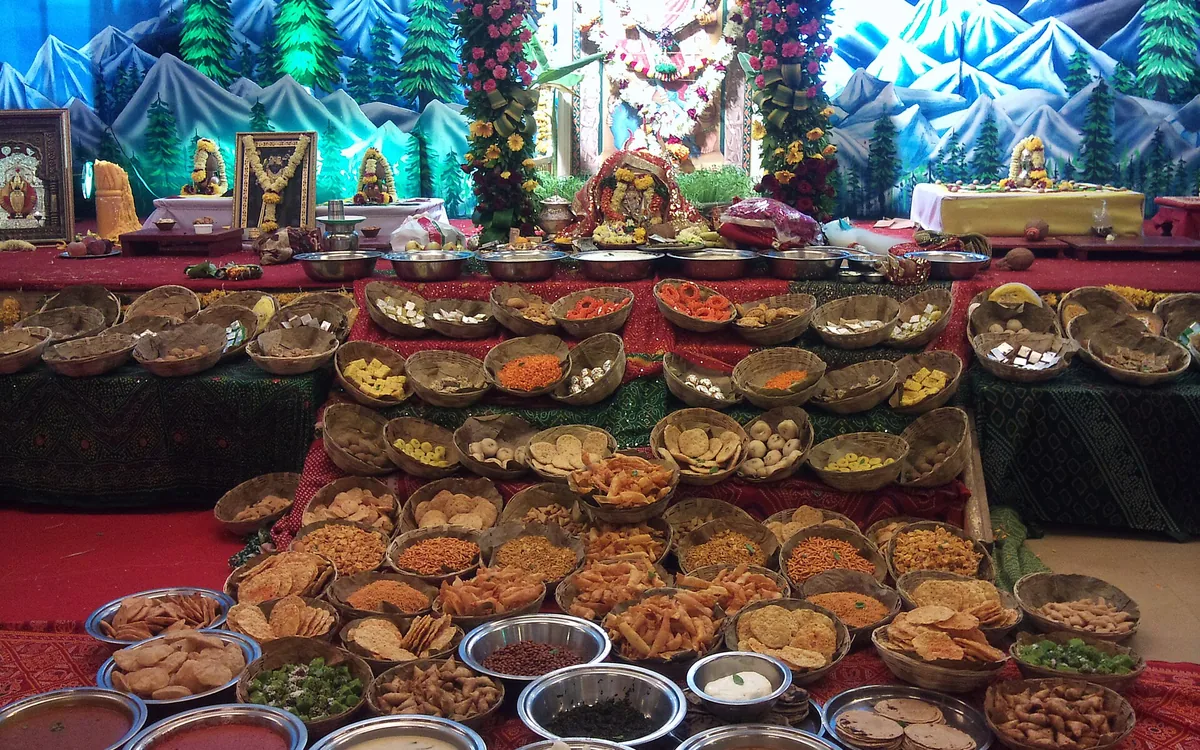 Chappan Bhoga Seva — Sri Sri Radha Madhava